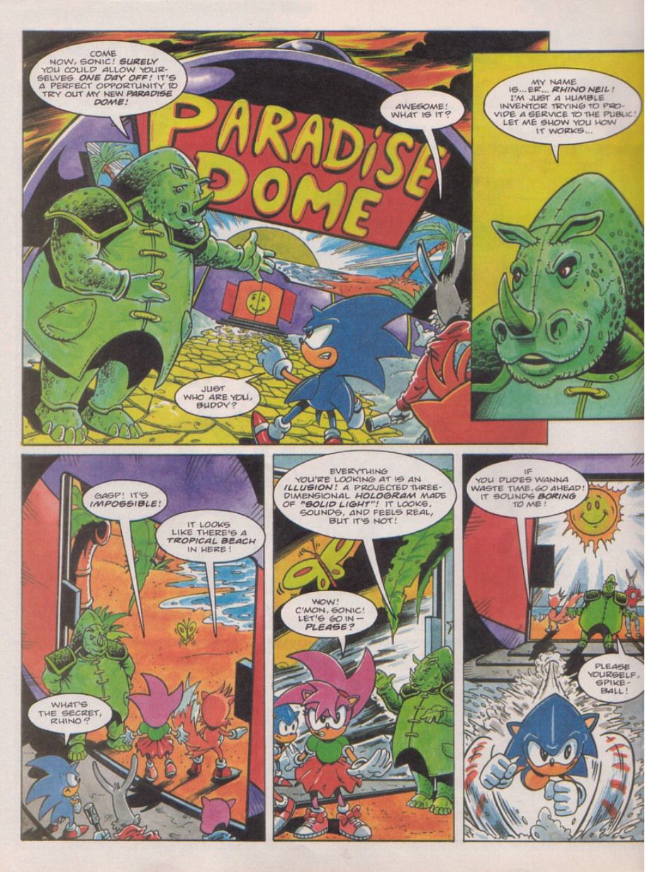 Sonic Holiday Special - Summer 1995 Page 3